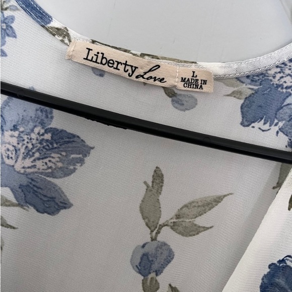 Brand New With Tags Liberty Love Floral Print Kimono Size Large - Picture 3 of 3